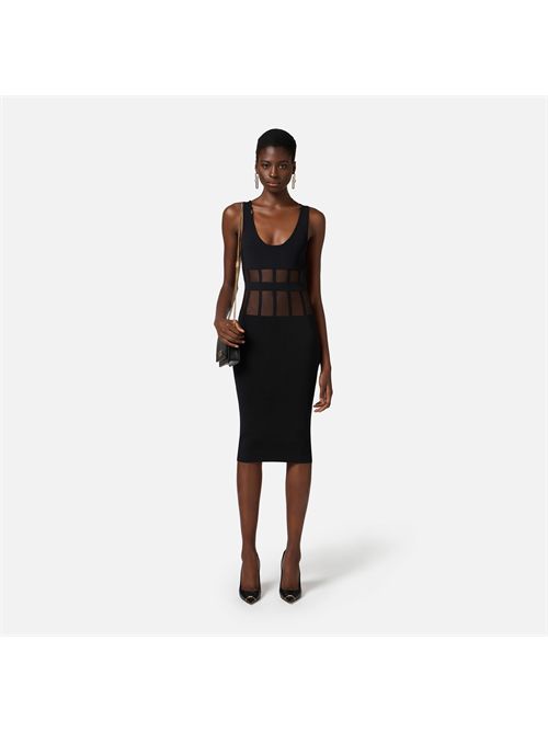 dress woman black ELISABETTA FRANCHI | AM65S51E2/110